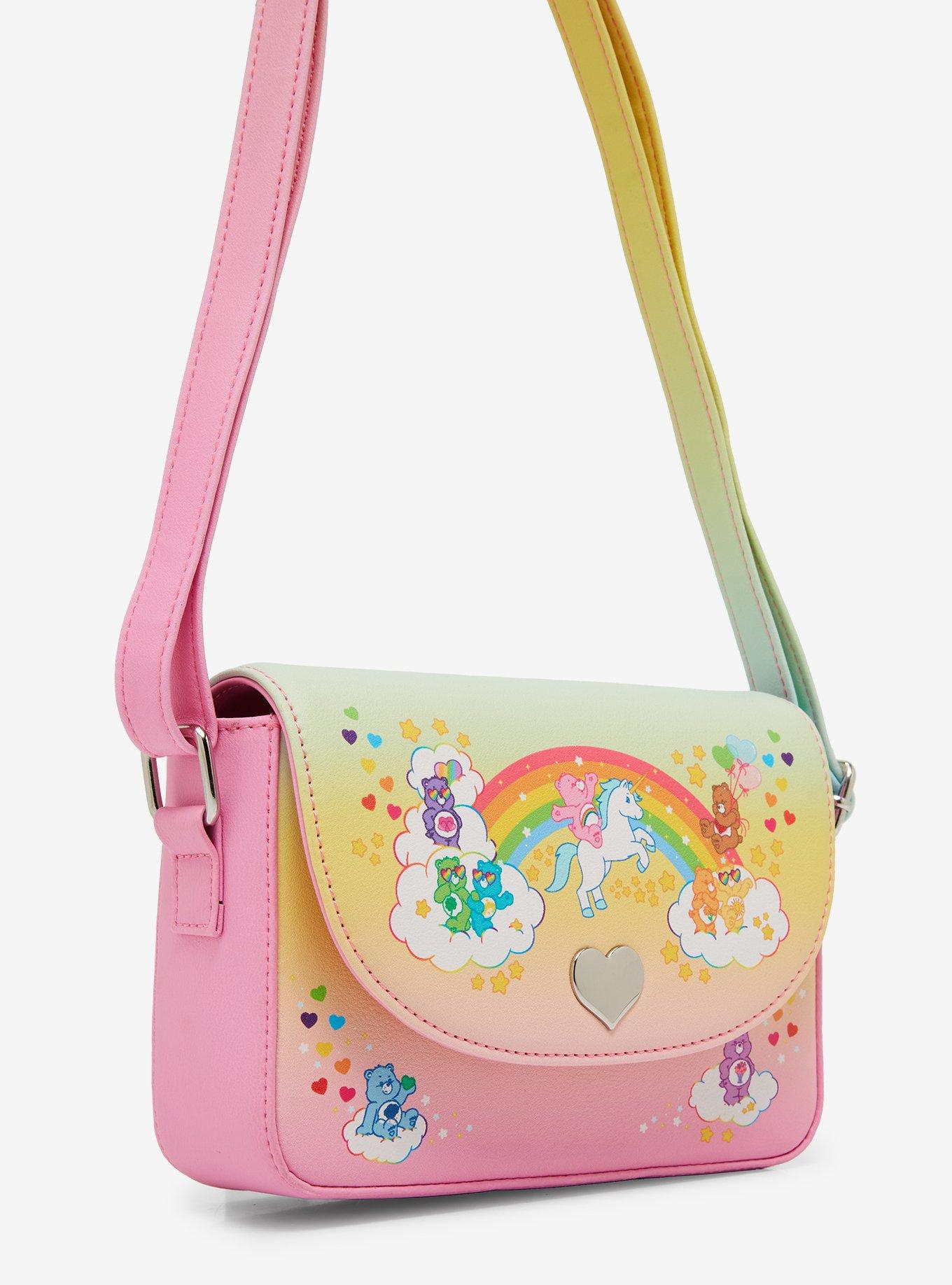 Affordable Loungefly Care Bears Rainbow Ombre Crossbody Bag Excellent ...